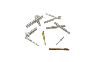 OEM Custom Precision CNC Machining Metal Terminal Male Female Pins Connector For Industrial Assembly Factory Price REACH