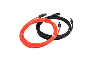 12AWG 4mm2 Tinned Copper XLPE Insulated 5m Solar Connector Cable Male/Female Single Head IP65 Outdoor Mobile Energy Storage