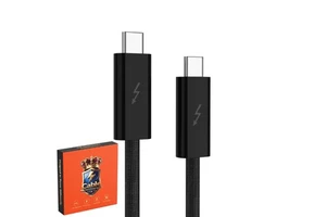 Type C Thunderbolt4 Fast Charging PD240W Braided 40Gbps Nylon USB C PD Cable for Camera and Computer