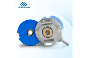 Hengxiang K48 Servo Motor Encoder With UVW 600ppr Resolution Up To 10000PPR Blind Shaft Up To 12mm IP50 Protection DC5V DC12-24V