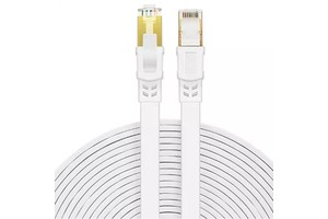 SFTP Cat 8 Ethernet Cable 26AWG Gold Plated RJ45 Connector Patch Cord Lan Cable 40Gbps for Industrial Automation Equipment
