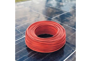4mm 6mm 10mm 16mm Low Voltage Solar Cable With Tinned Copper Conductor XLPO & XLPE & PVC Insulation Single Core Construction