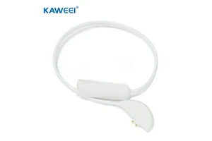 White Solar-Pagnetic Charging Cable - Custom Fast-Charging USB/Magnetic Connector for Electronics