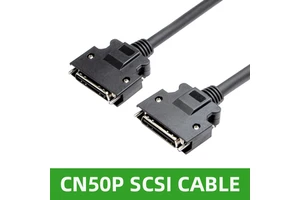 SCSI 50Pin Connector Cable for Yaskawa/Mitsubishi/Delta/Huichuan Servo Motors CN1 Transfer Interface Port SCSI Connection Wire