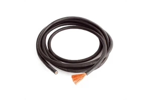 OEM American Standard Black EPDM PVC Rubber Insulation Battery Cable Stranded Copper Wire 2/0 2 Gauge AWG Welding Cable Welding