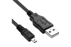 Black USB 2.0 a to 8Pin Mini B Cable with Ferrite 1m 1.5m UC-E6 Camera Cable for Nikon/Fuji/Sony/Olympus/Pentax/Samsung