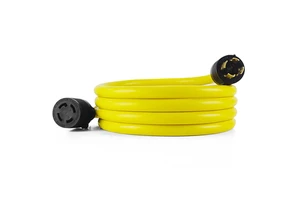 ETL Cable 4 Core L14-30P to L14-1430R Heavy Duty Generator Extension Cord RV Cord 10awg 12 Awg Gauge SJTW Inter Locking Outdoor