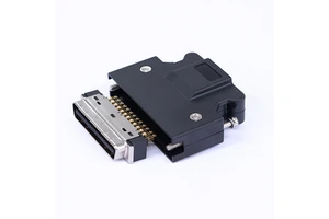 SCSI Industrial Connector Scsi50P Male Servo Semi-Golden/Full-Golden Wire End Plate Straight Plug Rectangular Automation