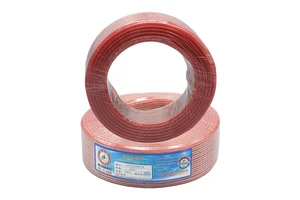 Copper Clad Aluminum Surround Fever Red Edge Speaker Cable Audio Connection Cable Digital Audio Cable 5M for Microphone MP3