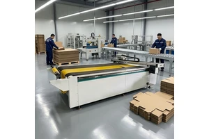 PVC Transparent Compound Corrugated Cardboard Cutting Machine for Folding Mailing Packaging