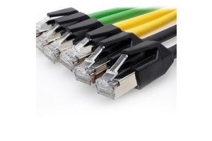 High Flexibility Industrial Ethernet Cat 6 UTP Cable Servo 10Gbps 8 Core Drag Chain CEE Male End EU/US Plug ETL/CE Certified