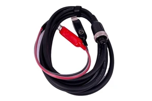 3M Electric Fishing Reel Battery Cord Aviation Plug 2pin Female to Alligator Clip Cable for Daiwa Seaborg 800MJ 1000MJ 1200MJ