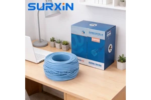 Cat6 Shielded Cca Ethernet Cable 305m 23awg Sftp Network Wire High Anti Interference For Industrial Use