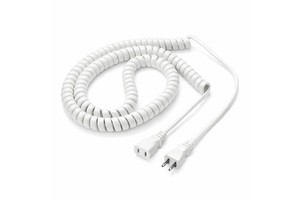 Flexible Elastic Cable Coiled Cord Industrial Electrical Supply For Beauty Machines