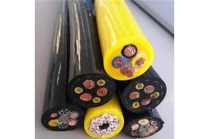 Custom Copper Conductor Low Voltage 220V 25mm Underground Use Reelable PVC Jacket Crane Round Reeling Instrument Cable Drum