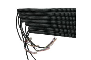 21 Cores Aluminum Stranded Bare Enameled Overhead Spring Wire Spiral Cable Coiled 5-6m