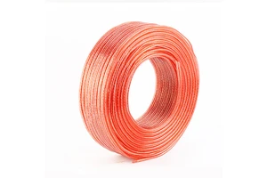 CCA Speaker Wire 300/400/500/600 Strand 2 Core 80M Coil PVC Cable 2 X 0.5mm 0.75mm 1.5mm for Home Theater KTV Stage Audio System