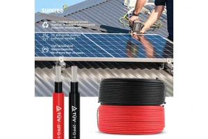 Solar DC PV Cable TUV EN50618 IEC 62930 4mm2 6mm2 10mm2 1000VAC 1500VDC Wire with 25 Years Product Lifetime