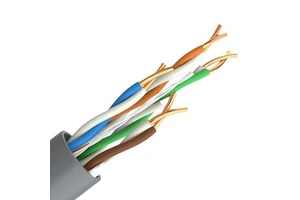 Cat5e Bulk Ethernet Cable 305M Oxygen-Free Pure Copper 24AWG UTP Wire Roll Gigabit Internet Lan Cord 100MHz For POE System