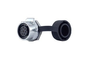 LC16 IP67 Waterproof Round Panel Mount For Audio/Video Cable Connector 2 3 4 Pin 5A 400V DC Female Plug