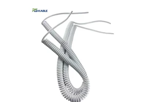 2-8 Core Industrial Copper PE Insulated Electrical Spring Coil Cable Extension Cord