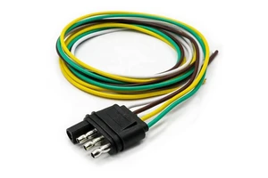 Custom 4Pin Plug Flat Trailer Wire Harness Extension Cable with Converter Adapter for Electrical Equipment Wiring Factory
