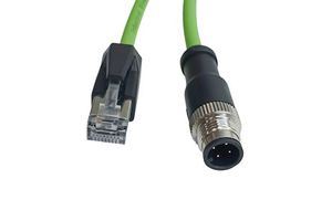 HUA Gigabit M12 A-Type 4-Core RJ45 Industrial Grade Ethernet Cable High-Flexible High-Frequency Shielded Waterproof