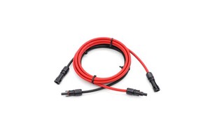 Dustproof Tinned Copper Solar Wire DC-DC Extension Cable for Solar Photovoltaic 12AWG/4.0mm2 5FT