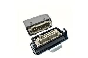 Industrial Heavy-Duty Connector for Power HE 10-Pin Aluminum Housing for Robot Mechanics Rail Transit Cable Equipment