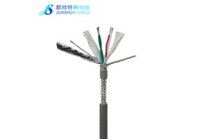 RS485 Cable 2Pairs 24AWG Twisted Pair Shielded Cable With Drawing Wire RS422 120Ω Instrument Cable Screened Signal Control Cable