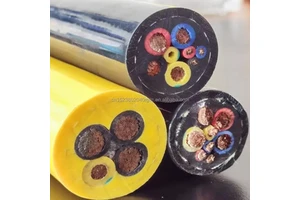 4*16 Mm2 Copper Conductor PVC Low Voltage 600V Wear-resistant High Tensile Reel Cable for Sucker Lift Main Supply Drum Grab