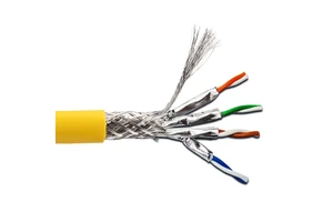 Linkwylan GHMT Certificated Network Cat8 Class I 8-Conductor 40G 2000MHz 4PPoE Yellow 22AWG Copper LSZH CPR DCA Data Cable
