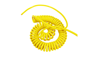 Custom Oem Coiled Cables 2 3 4 5 6 7 Core Spiral 1.5mm 2.5mm Spring Cable