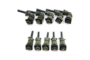 cable connectors MIL-DTL-5015 Servo connector 14S-9 2 pin plug socket 3 pin 14S-7 14S-6 14S-5 14S-2