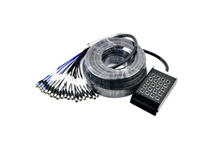 OEM Factory Professional 20 Channel Multicore XLR Audio Snake Cable With Stage Box