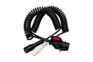 15 Pin Plug ABS Connectors 24V Trailer Truck Parts Spiral Coil Cable