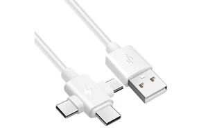 Three-in-one Mobile Phone Fast Charging Cable Is Suitable for Android Type-c Mobile Phone Charging Cable