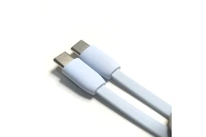 USB C to USB C OTG Cable 0.2m Fast Charging 3A PVC TPE Jacket with Braid Shielding for Mobile Phone Camera Computer Use