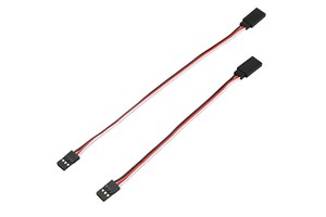 JR Plug Servo Y Type Splitter Cable Extension Wire Leads 150mm 200mm 300mm 500mm for RC Servos