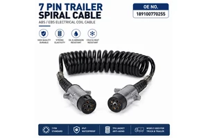 Heavy Duty Truck ABS EBS Spiral Cable 7 Core Trailer Power Cord 189100770255 for FAW J6 JH6 Tractor Truck