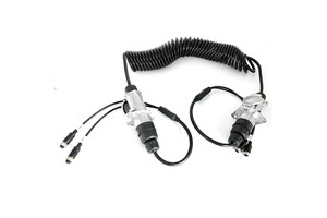 Heavy Duty Trailer and Truck Electrical Cable Truck Trailer Connector Waterproof Camera 7pin Coil Suzi Spiral Cable