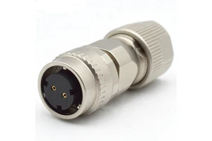 Waterproof IP67 Mitsubishi Servo Motor 10-core Encoder Plug GIET DDK CM10 2-core Brake Connector Metal Circular Connector