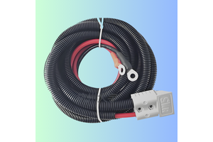 Custom Robotic Cable Harnesses High Current Robot Battery Harness with Heavy-duty Connector - 8AWG Silicone Wire for AGV IRH05