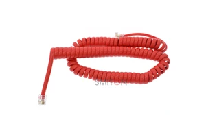 Flexible 4P4C Spiral Coiled Cable Curly Cord Spring Cable