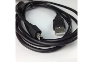 1.5m CB-USB1 4pin 4p USB Charging Cable With Ferrite for Olympus-Camera