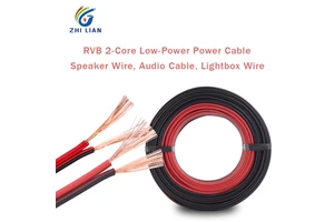 High Fidelity Speaker Wire OFC Copper 2 Core 12-18AWG Low Noise Audio Cable for Home Cinema Stage Audio System Flexible PVC