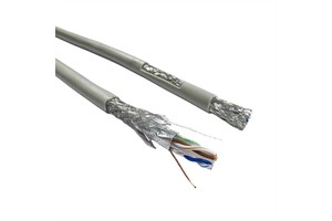 ZhongTong Cat6 SFTP Ethernet Cable 500m Reel Oxygen Free Copper Conductor 23awg LSZH Industrial Grade High Temperature