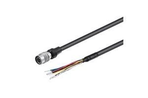 Hirose HR10A-7P-6s 6-Pin Female Connector to Open End I/O Digital Cable for Electronic Applications