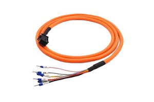 4/6-core PVC Copper Wire Stranded Shielded Wire Harness Assembly Brake Plug Customizable Size for Huichuan Delta Servo Motor