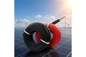 Outdoor UV Resistant PV1-F Solar Cable 1500V DC 4mm2 6mm2 Photovoltaic Cable for Solar Energy System